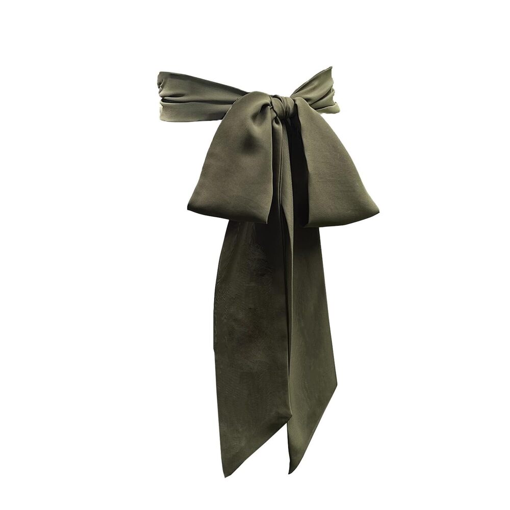 6863 Chiffon Sash Belt Waist Bow For Women Dress 3.74 In Wide